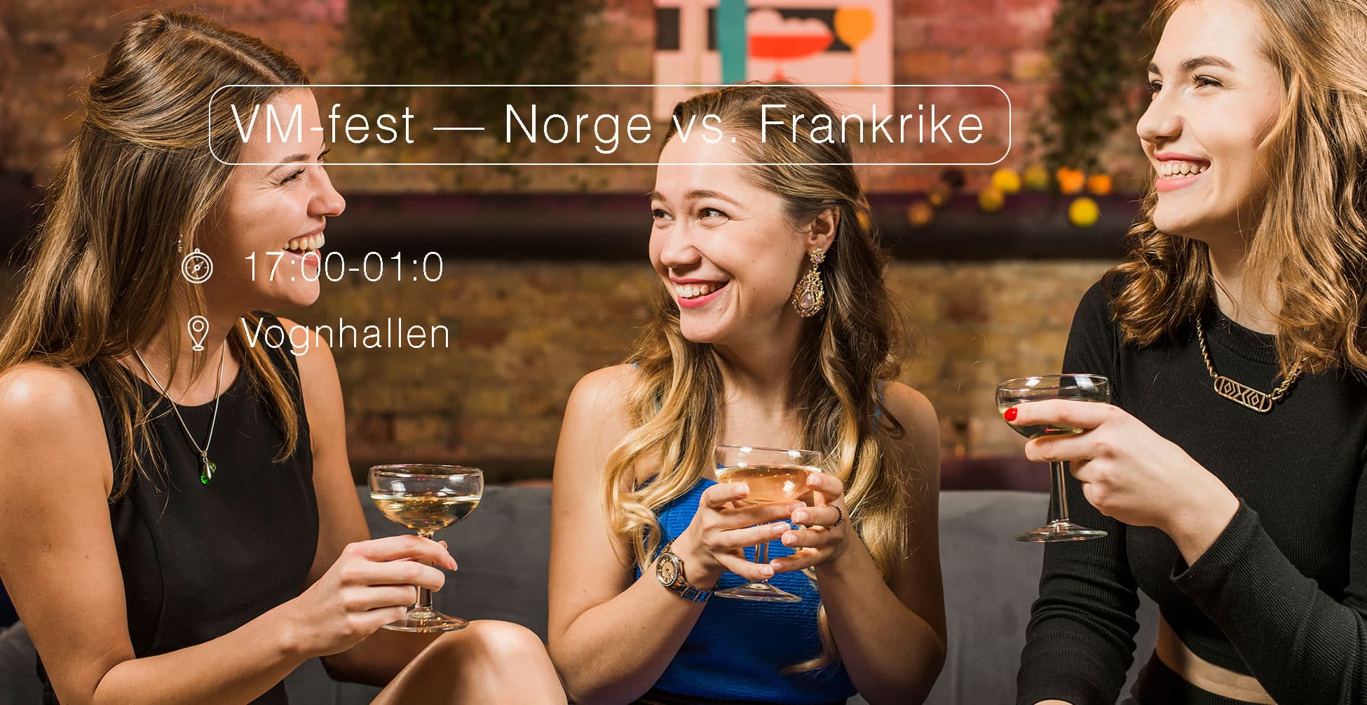 VM-fest — Norge vs. Frankrike